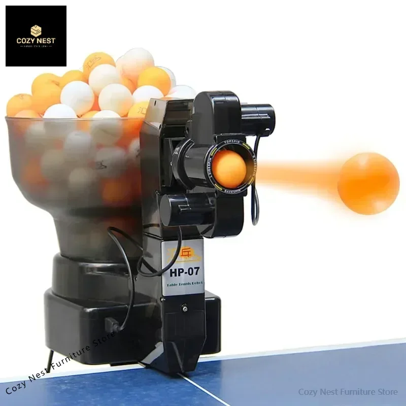 Table Tennis Robot Ping Pong Ball Machine 40mm Regulation Ping Pong Balls Automatic Table Tennis Training Machine for Training