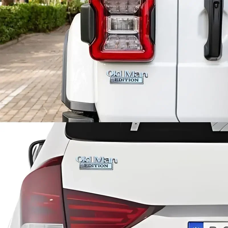 1/2 قطعة إصدار سيارة عتيقة معدنية ثلاثية الأبعاد شعارات سيارة مقاومة للماء ومقاومة للصدأ مناسبة لواقيات الطين/الباب الخلفي/المصدات