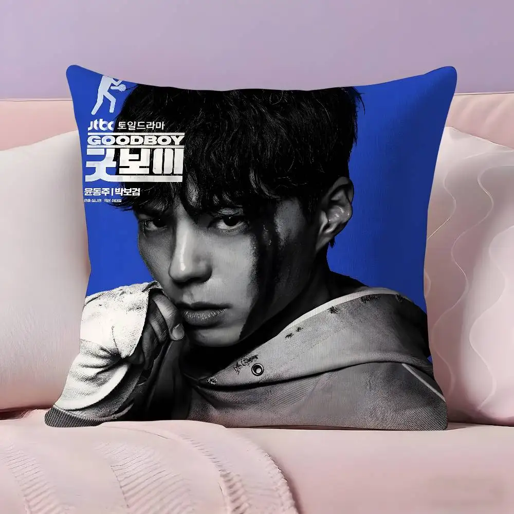 غطاء وسادة Hot Kdrama G-Good Boy فائق النعومة وصديق للبشرة من القماش السحابي مثل الراحة وسحاب مخفي #6