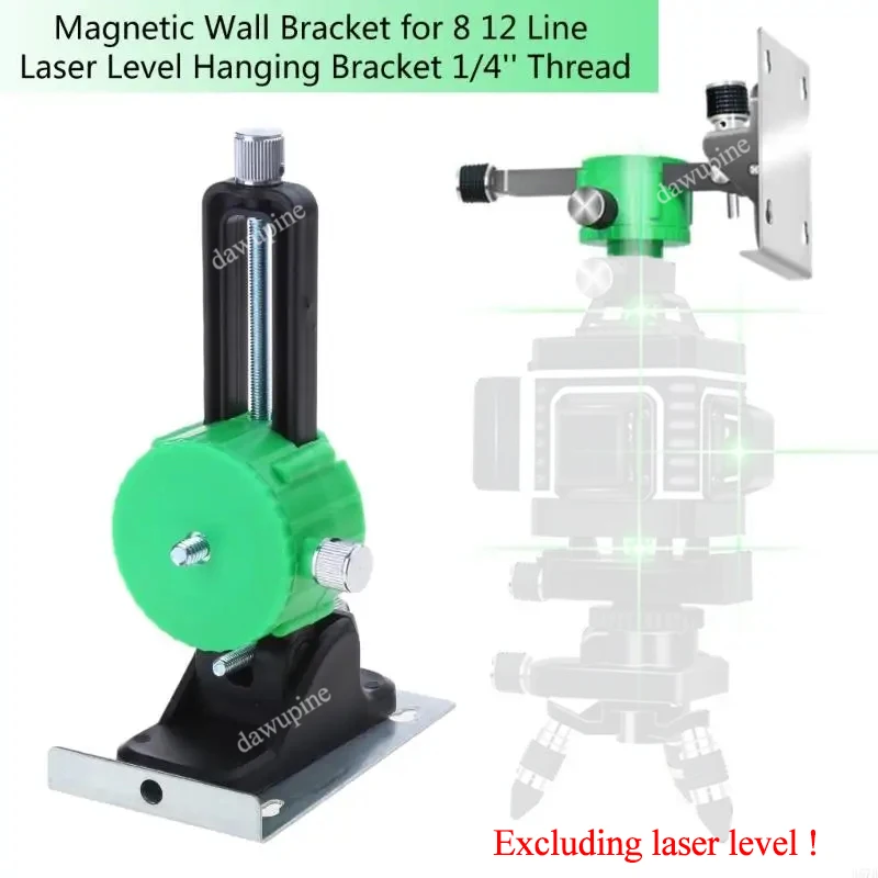 

Power Tool Accessories 1/4" Thread Strong Magnetic Hanging Fixed Holder Laser Level Adjustable Wall Mounted Bracket Rack Stand