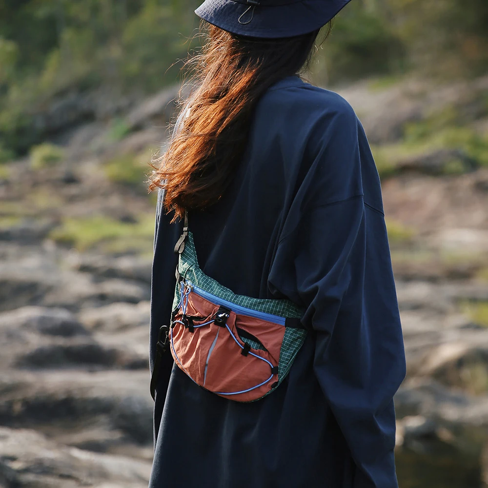 Kids Shoulder Bag Color Blocked Grid Girls Chest Bag 4 Colors Minimalist Boys Casual Bag Children Crossbody Bag view 4