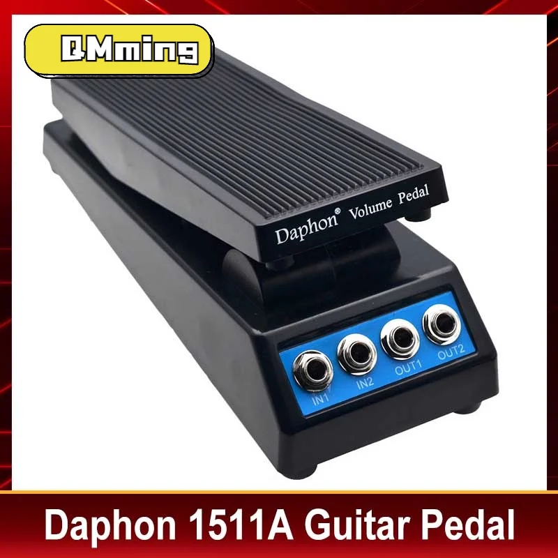 Daphon Guitar Stereo Volume Pedal DJ Guitar Effect Pedal 1511A Stereo In + Out