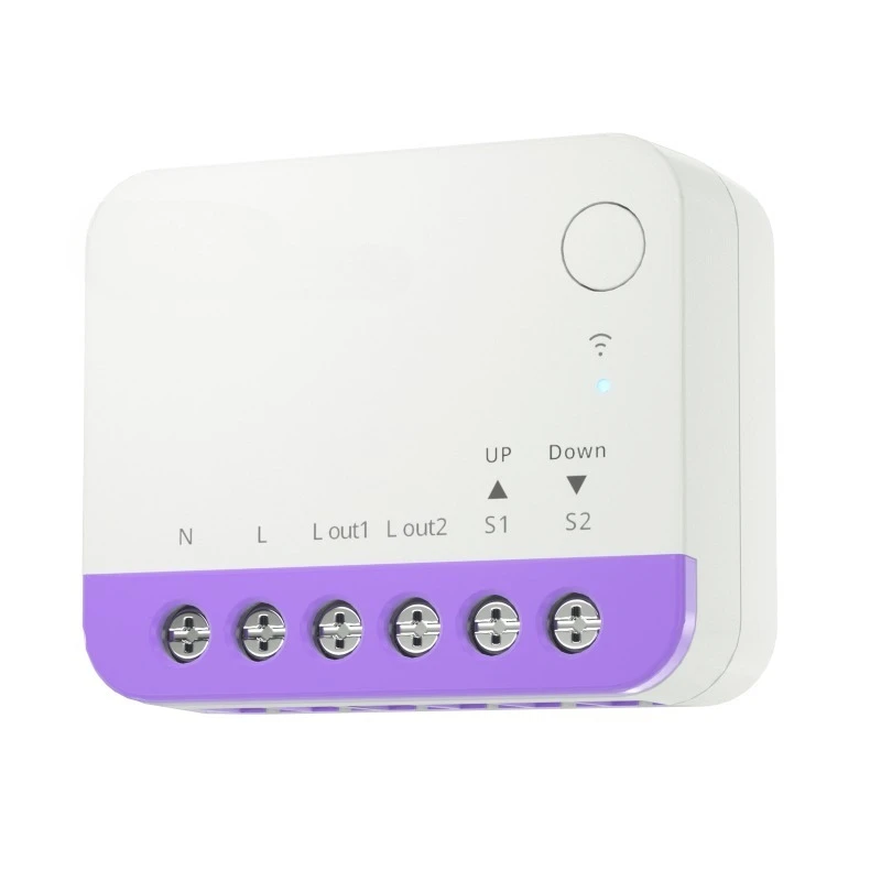 

Smart Mini Roller Shutter Switch Precise Light Adjustment Percentage Control Application Compatible with Home Garage