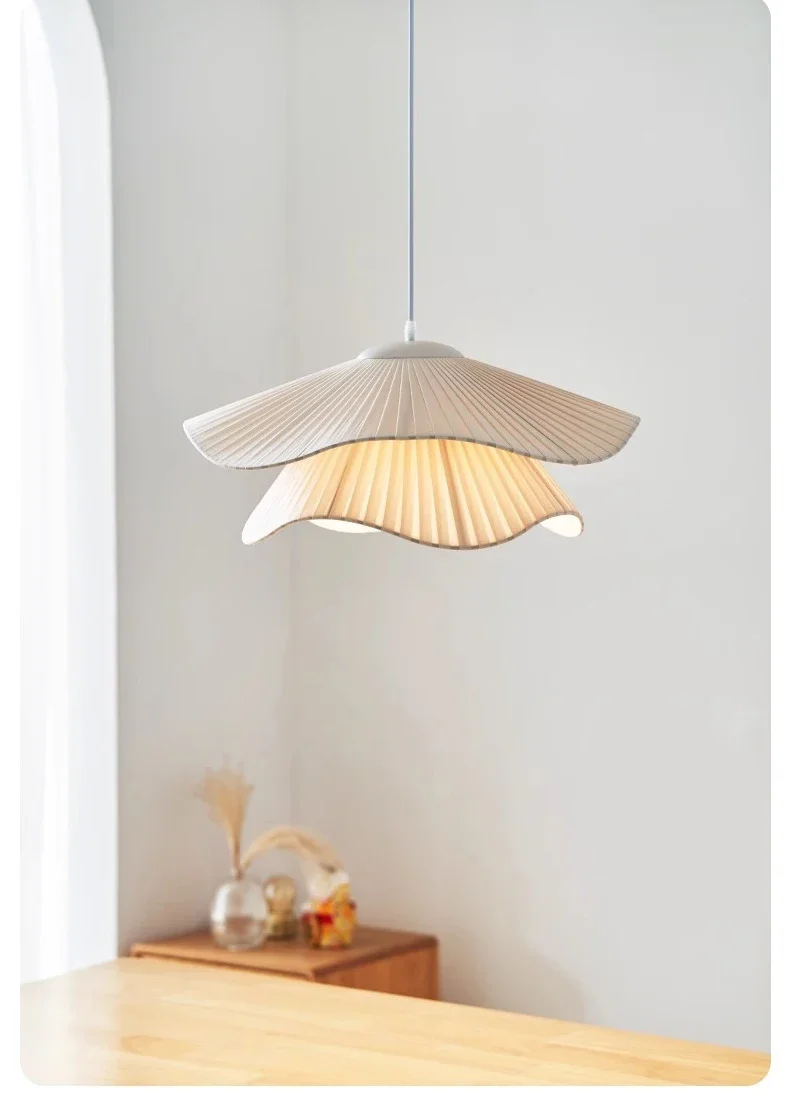 Minimalism Nordic Fabric Shades E27 Chandelier