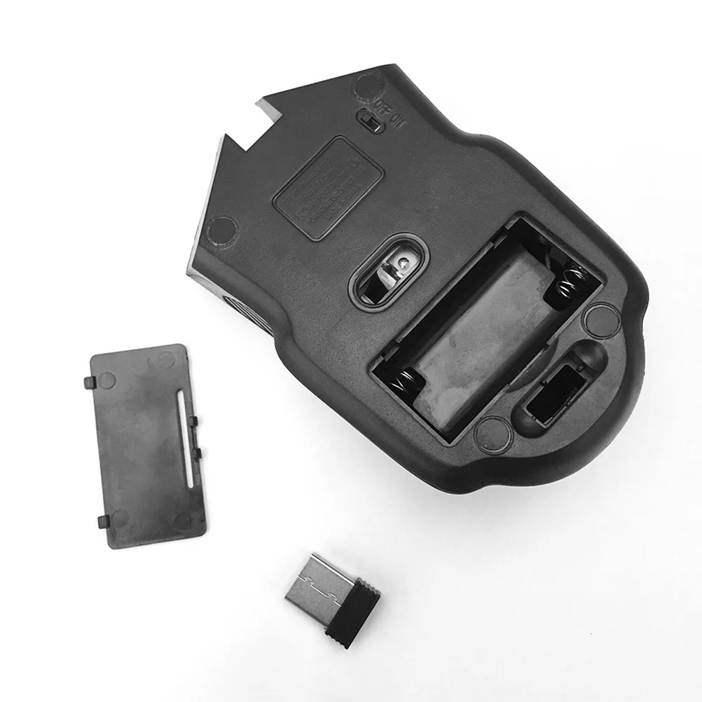 

Wireless Mouse 2.4Ghz 6-Button Gaming Usb Receiver 800/1200Dpi Adjustable Ergonomic Anti-Slip Roller Rechargeable Mice For Pc