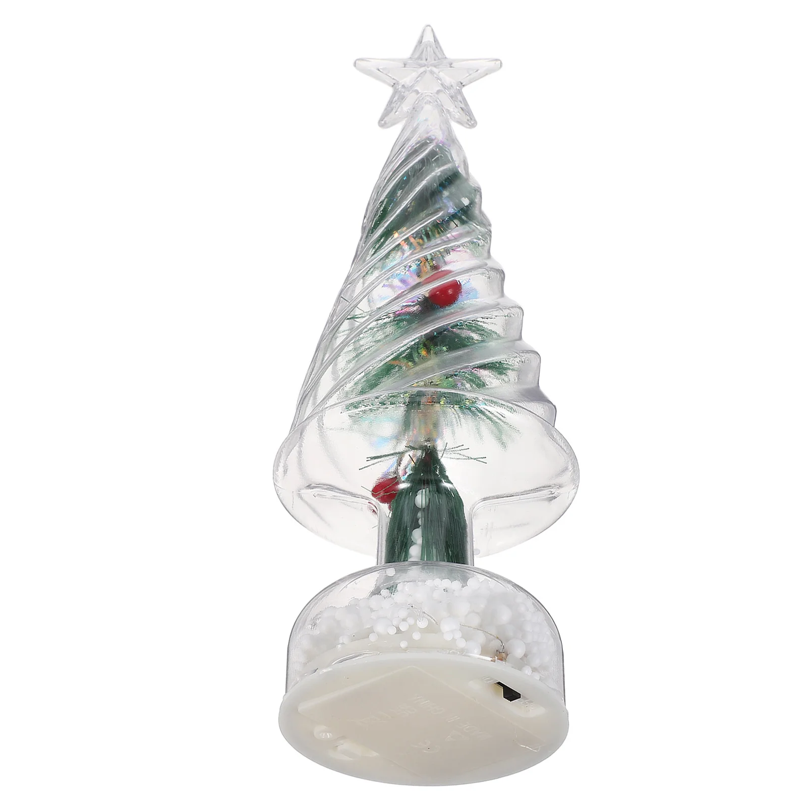 

1 Mini Glowing Christmas Tree Led Night Light For Tabletop Mantel Shelf Home Holiday Decoration Xmas Party Centerpiece Small