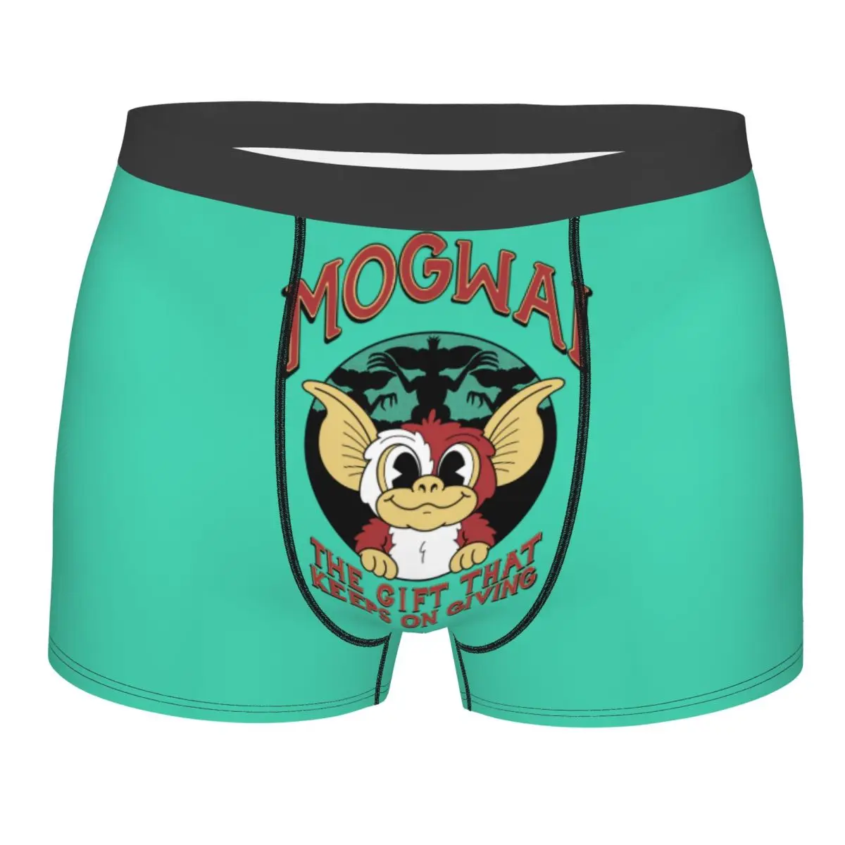 Custom Fashion Gremlins Mogwai Boxers Shorts Panties Men's Underpants Breathable Gizmo 80s Movie Monster Briefs Underwear