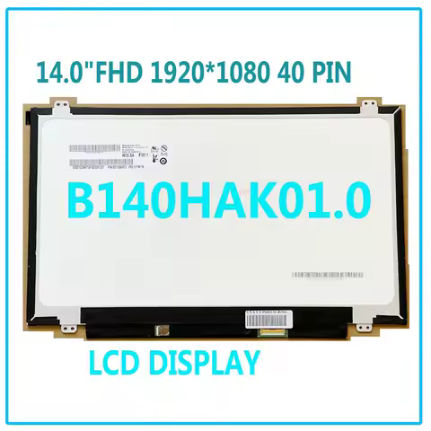 B140HAK01.0 NV140FHM T00 R140NWF5 R1 R6 Touch LCD Screen For Lenovo ThinkPad T470P T470S T470 T480 T480S A485 LCD Replacement