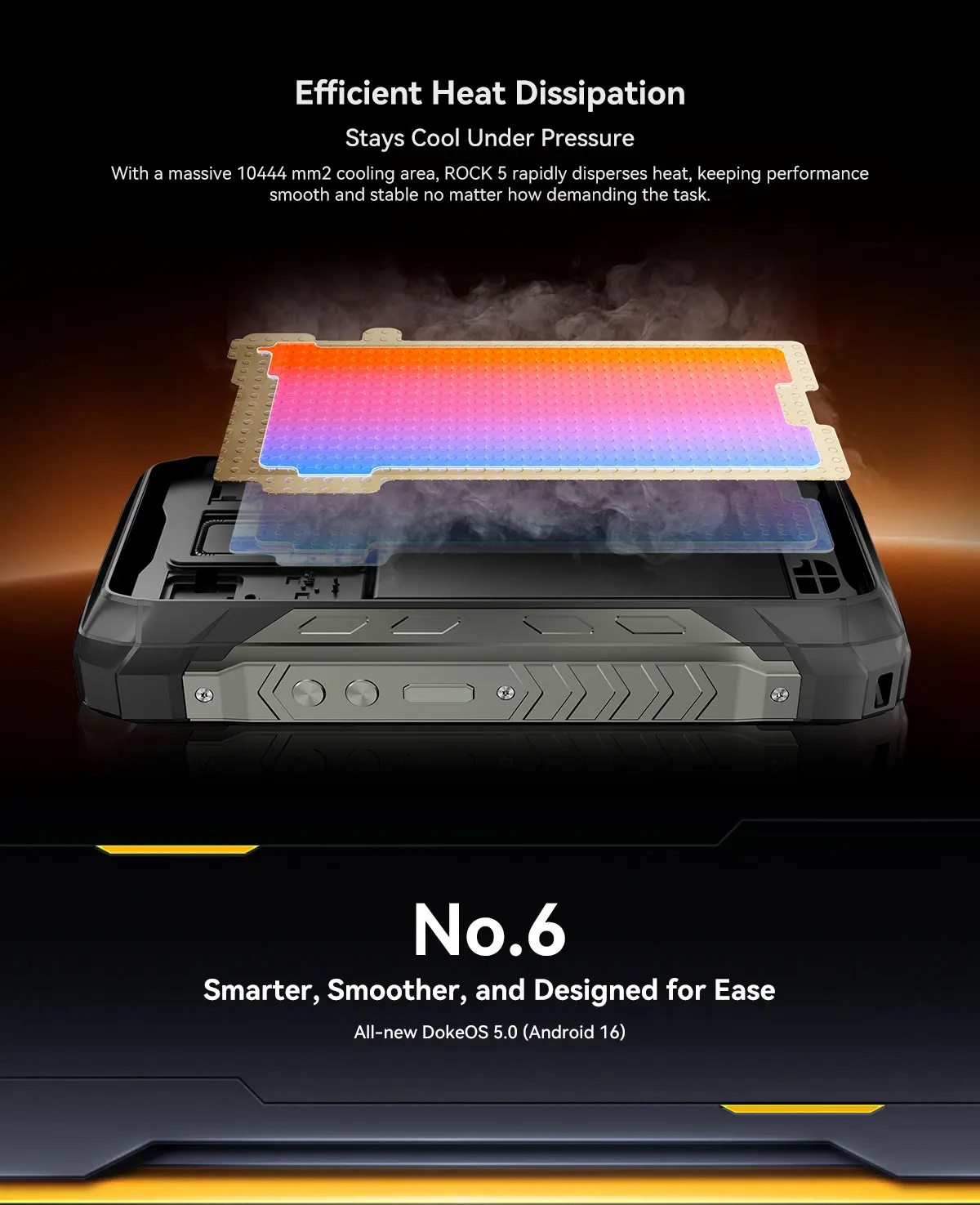 Global version Blackview ROCK 5 Rugged Smartphone Android 16 6.78'' 2.4K Display Camping Lantern 20000mAh 108MP NFC Mobile Phone