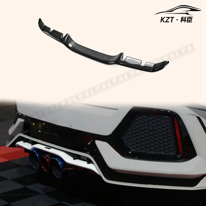 

For HONDA Carbon Fiber Civic FK8 BLZ Style Rear Garnish High Quality Modification and Personalization