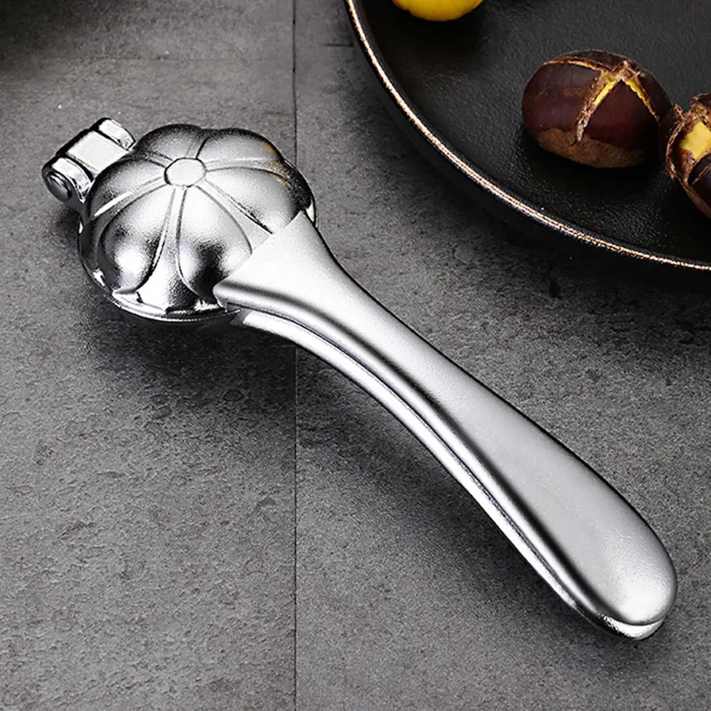 

Chestnut Opener Handheld Zinc Alloy Chestnut Cutter Tool Quick Manual Nut Opener Kitchen Nut Crackers Shell Remover