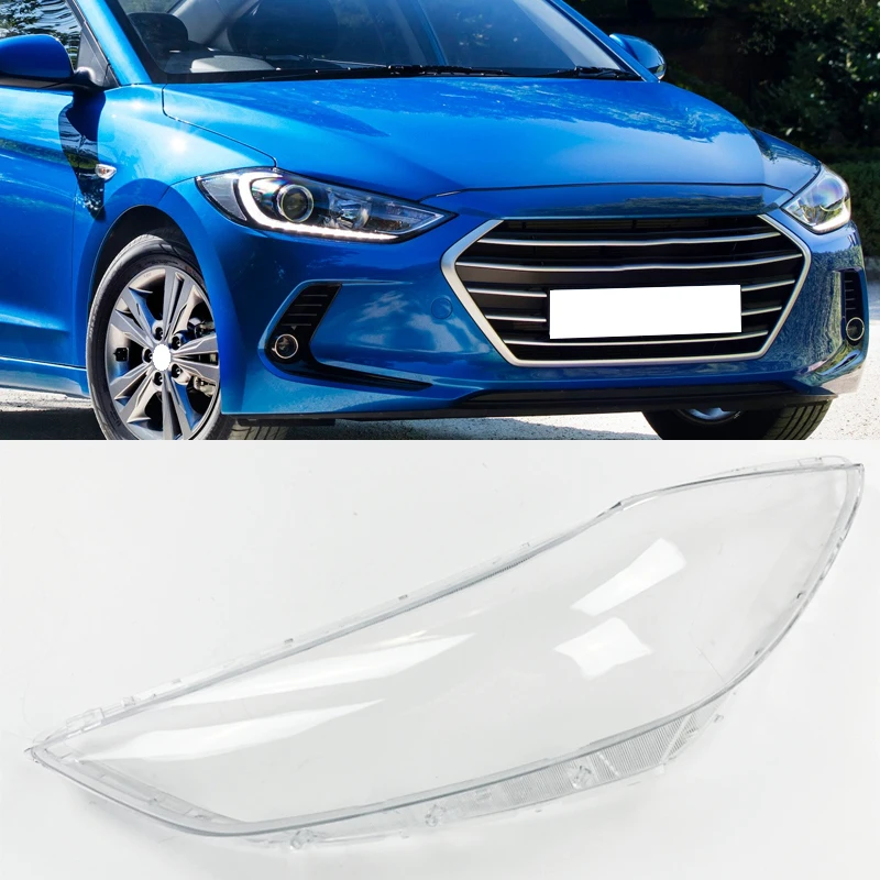

Для Hyundai Elantra 2016 2017 2018, прозрачная защита фар автомобиля, крышка дневных ходовых огней, линза фары, внешняя защита автомобиля