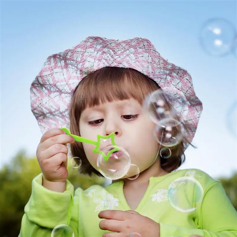 1 Set Funny Blowing Bubble Tool Bubble Wand Sticks Bubble Maker Fun Blowing Bubbles Tool Outdoor for Children Kids Outdoor