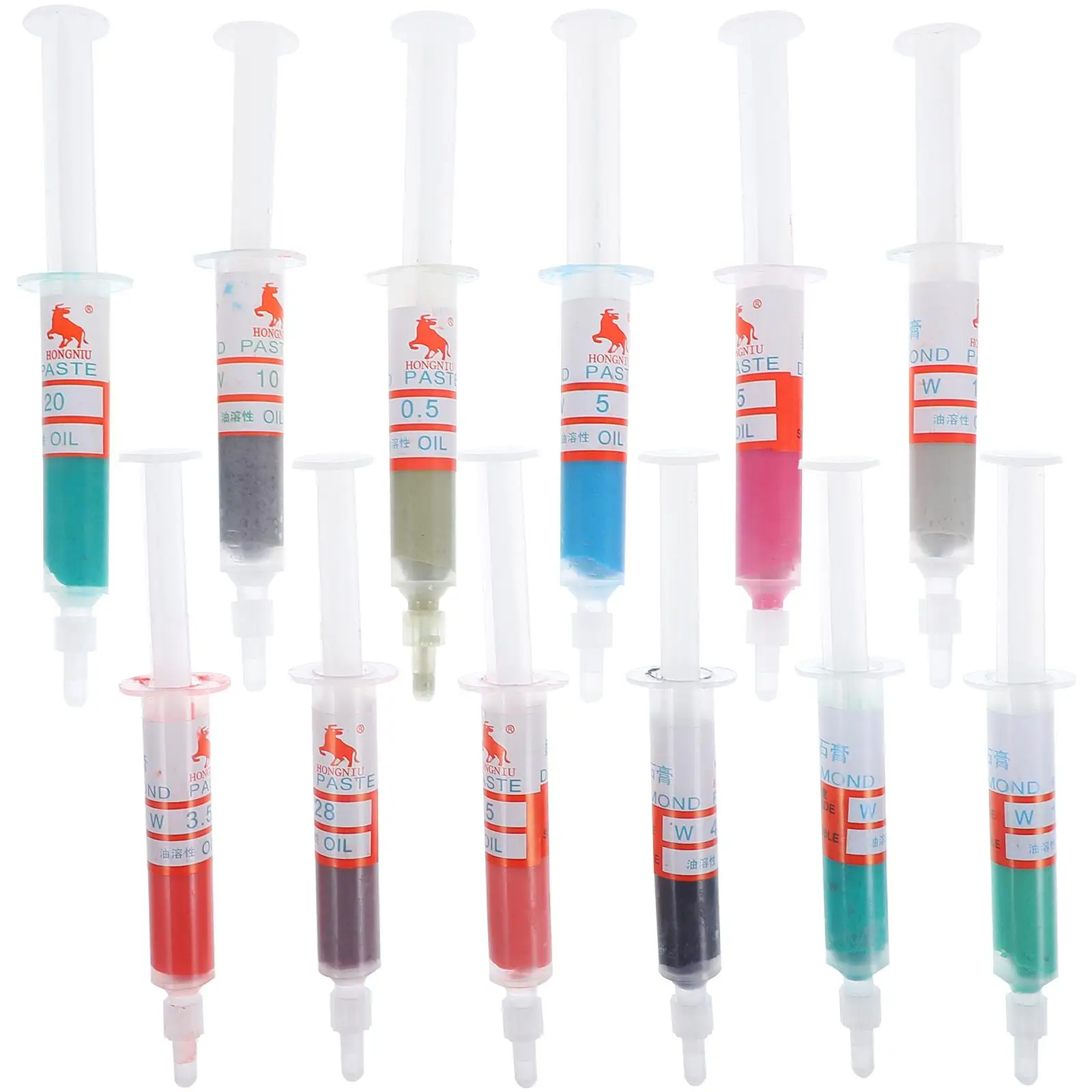 12-delige polijstpasta Lapping Scratch Remover Compound Metal Suite