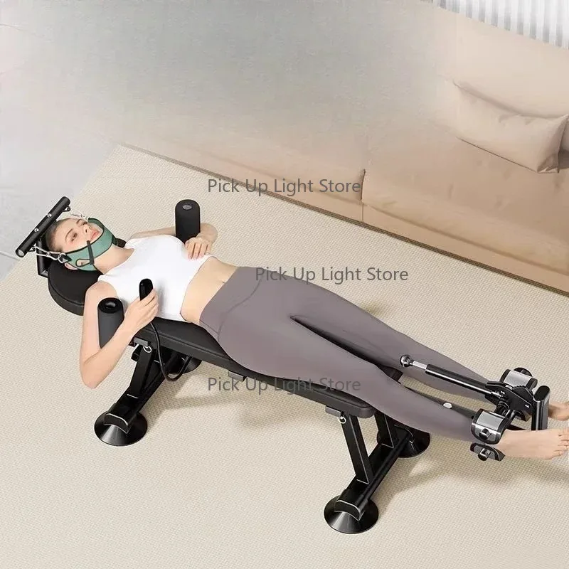 Electric Spine Stretching Bed | Cervical Lumbar Retractor for Height Growth, Leg Soothing & Fitness Training