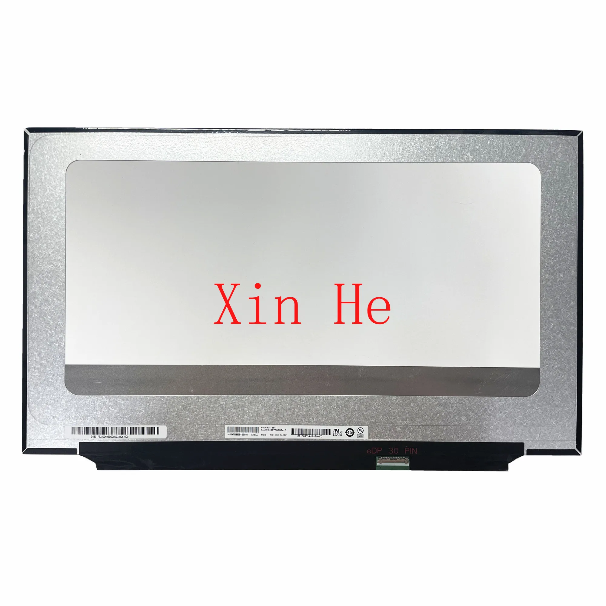 

17.3'' B173HAN04.3 fit NV173FHM-N46 N4C NV173FHM-N49 N4G B173HAN04.2 N173HCE-E3A E3B Laptop LCD Screen FHD EDP 30 Pins