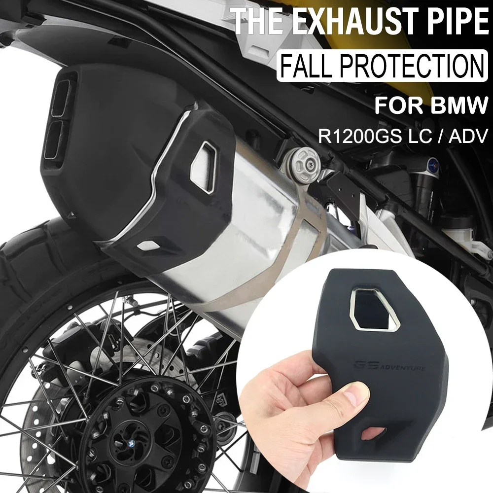 Motorcycle Exhaust Pipe Muffler Silencer Anti-Drop Falling Glue Protection For BMW R1250GS R1200GS LC R 1250 GS ADV Adventure