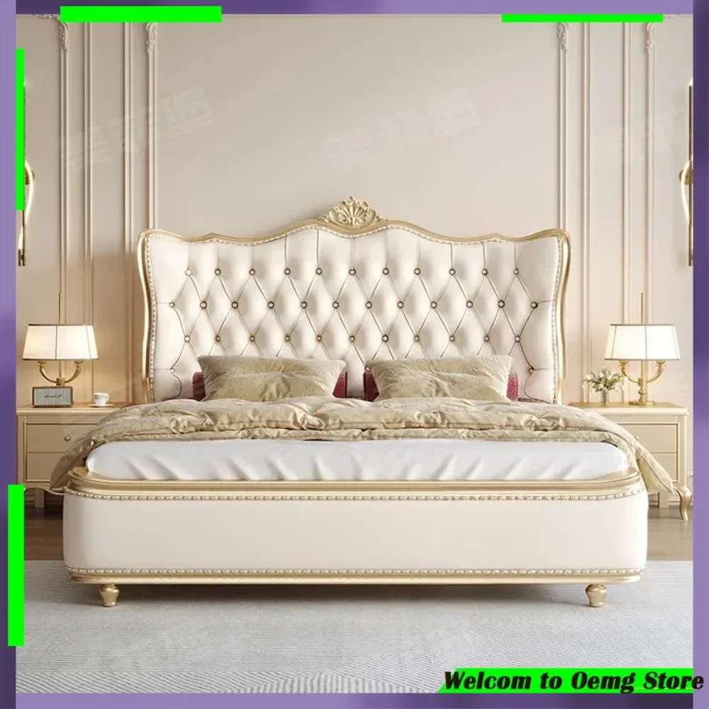 Luxury Waterproof Bedside Table Stylish Bed Leg Support Nightstand King Size Bedroom Elegant Cama Casal Furniture Accessories