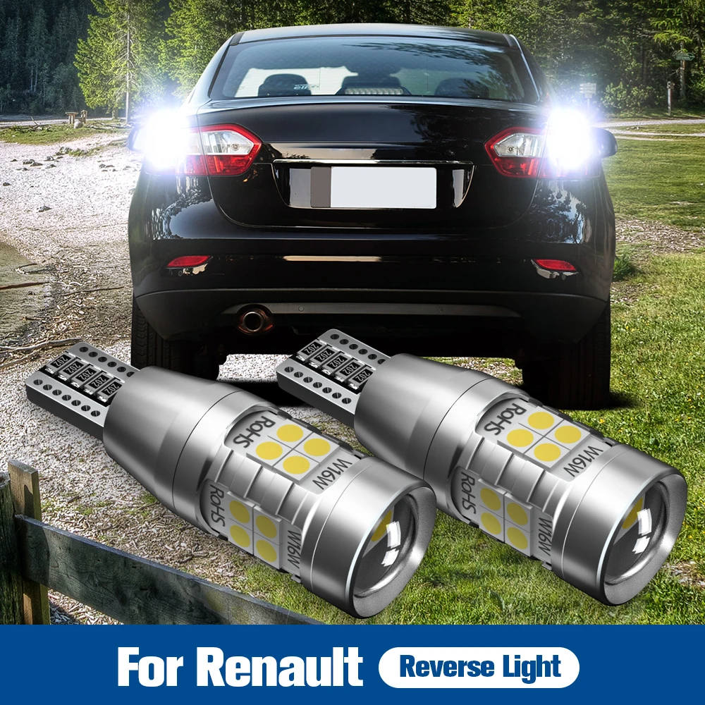 

2x LED Reverse Light W16W T15 Canbus For Renault Arkana Espace 5 Fluence Grand Scenic 4 Koleos 2 Laguna 3 Megane Talisman Twingo