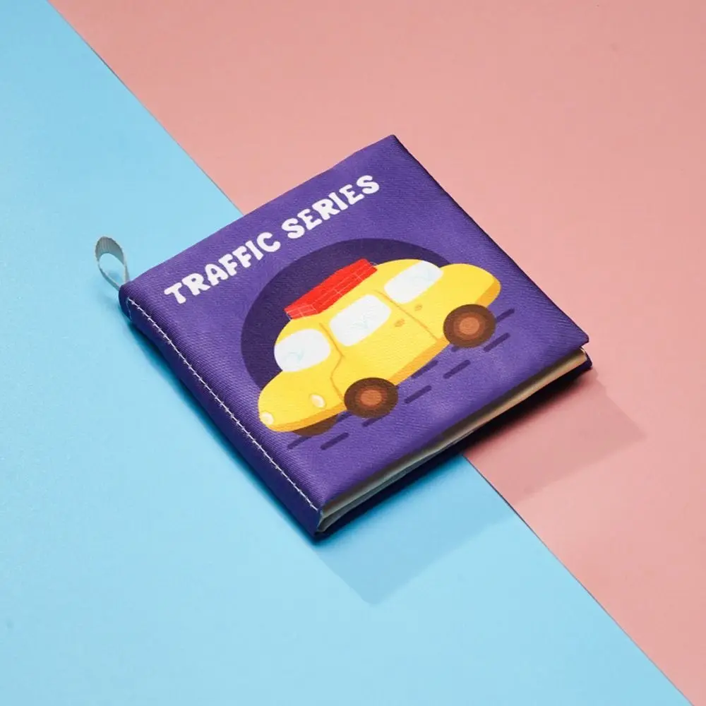 

Soft PET Baby Cloth Book Fruit Traffic Infant Quiet Book Sound Paper Learning Cognition Gift
