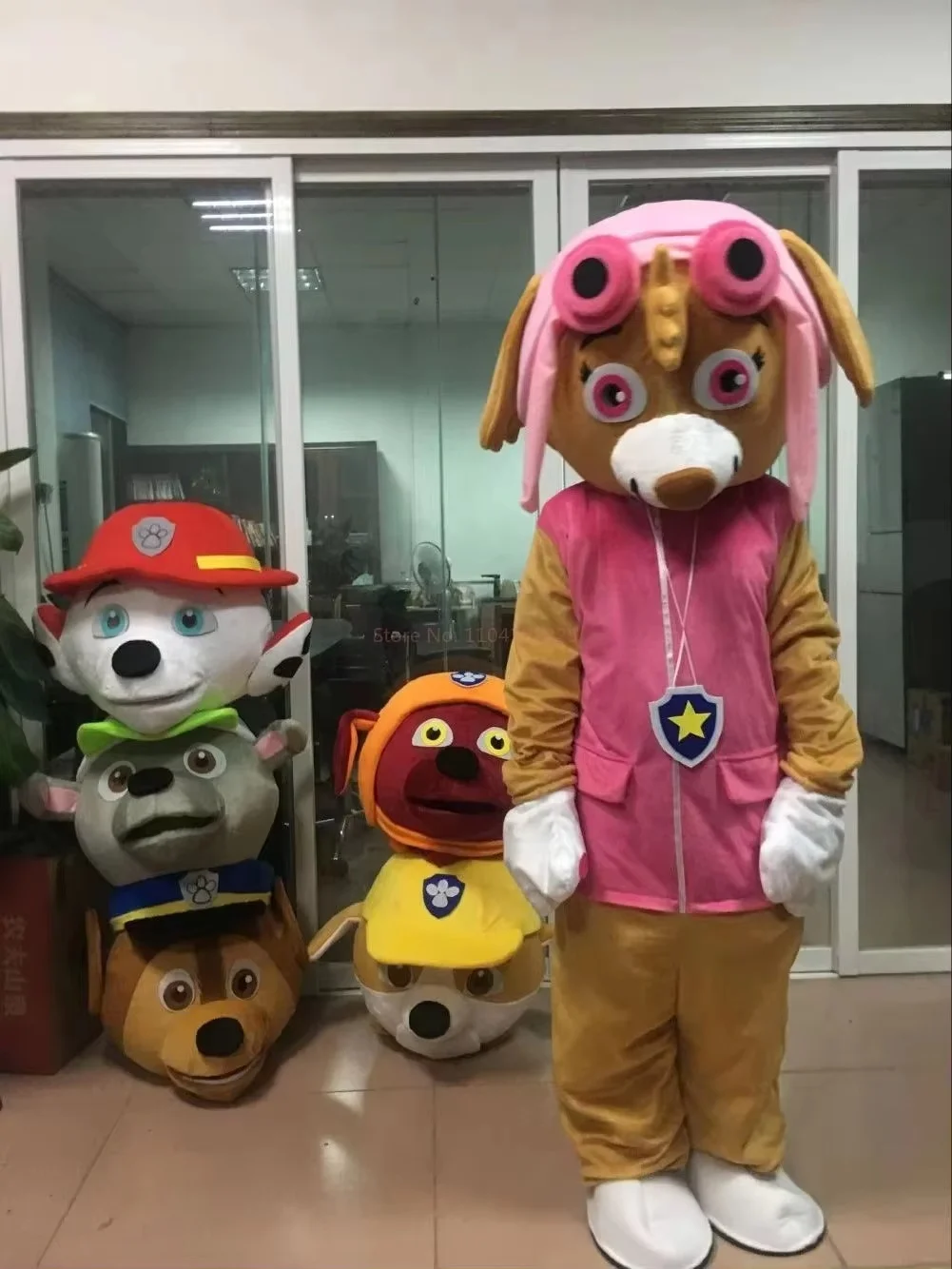 

Paw Patrol Cosplay Costume Cartoon Mascot Set Adult Clothing Commercial Activity Advertising Activity Christmas Costumes Gifts