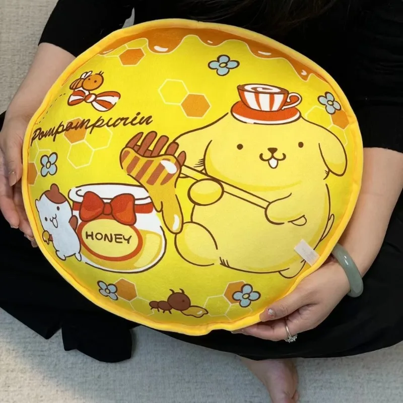 

Kawaii PomPomPurin Sanrio Children Lovely Cartoon Pillow Sofa Decoration Cushion Seat Cushion Christmas Gifts for Kids