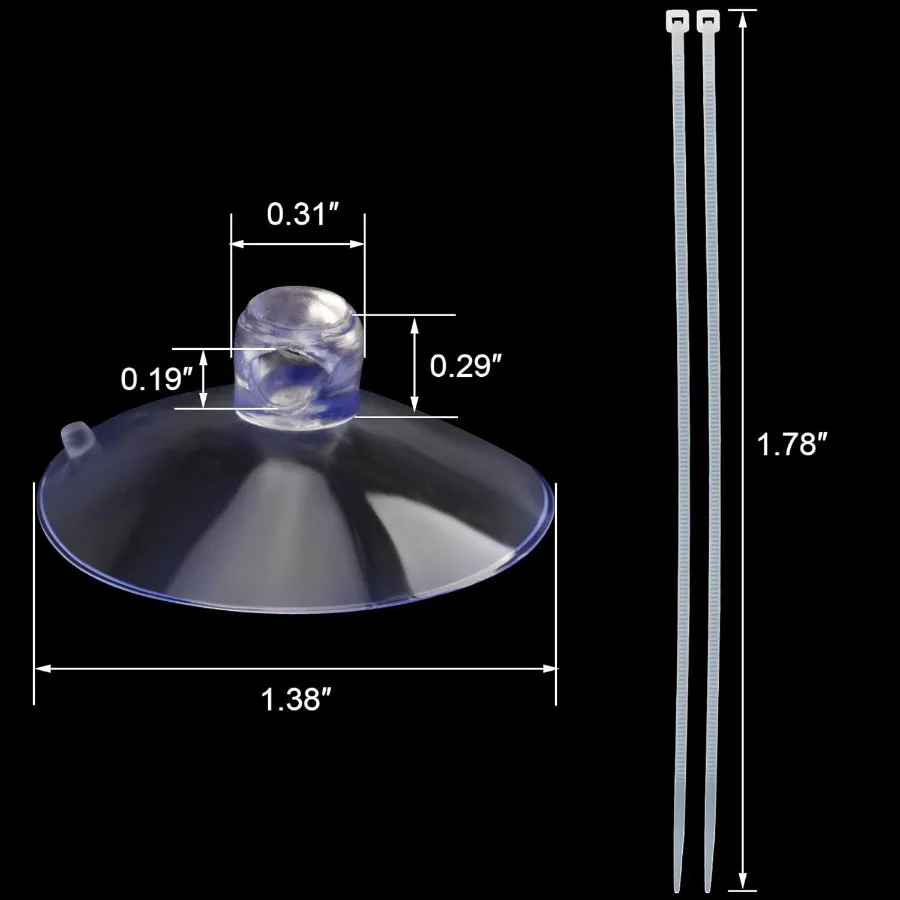 30 قطعة 35 مللي متر شفط الكؤوس مع 50 قطعة البريدي الشفاف العلاقات المطاط المضادة للتصادم مصاصة الوسادة دون السنانير للمنزل المطبخ معلقة