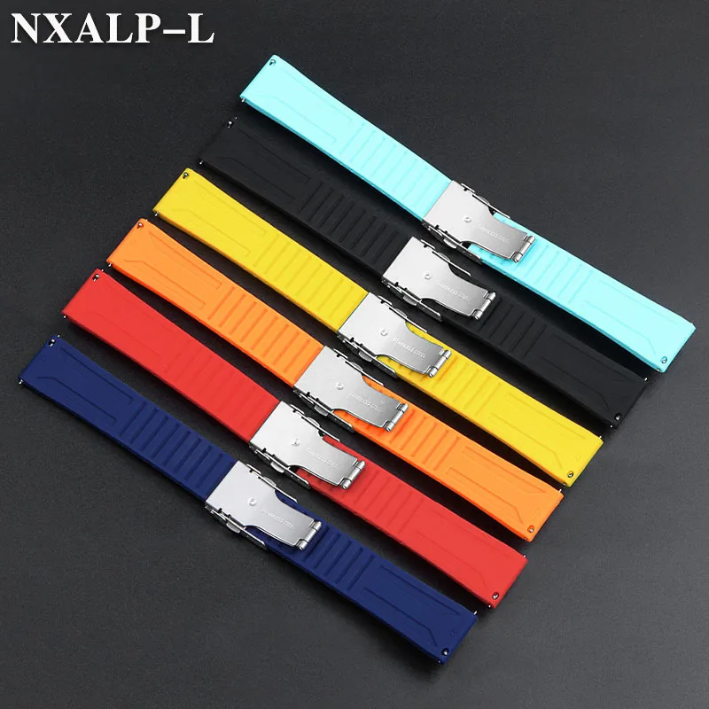 Ремешок силиконовый для наручных часов, быстросъемный спортивный водонепроницаемый браслет для Samsung Galaxy Watch 4 5 6, 20 мм 22 мм 24 мм