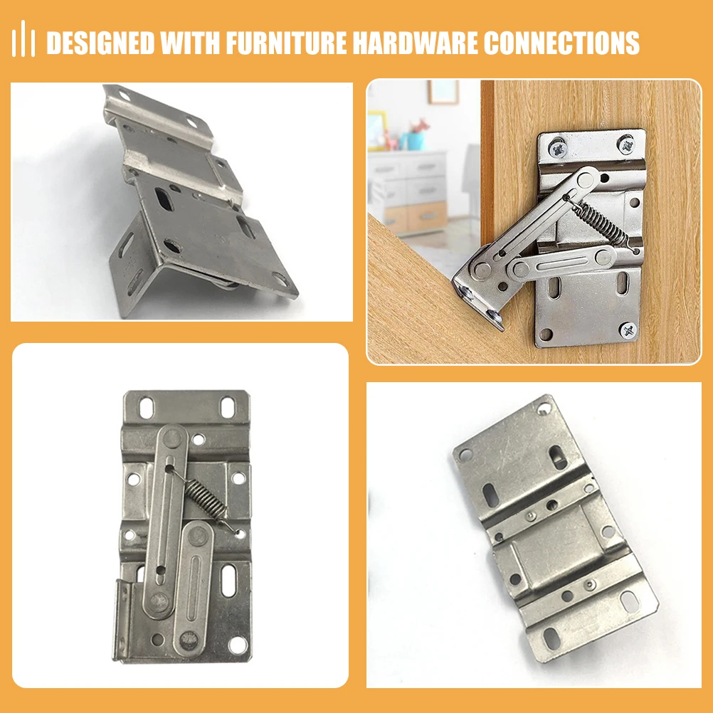 

Spring Hinge Heavy Duty Iron Cabinet Door Hinges 45 Degree Drop Down Support Hidden Pivot Hinge For Kitchen Sink Base Tip