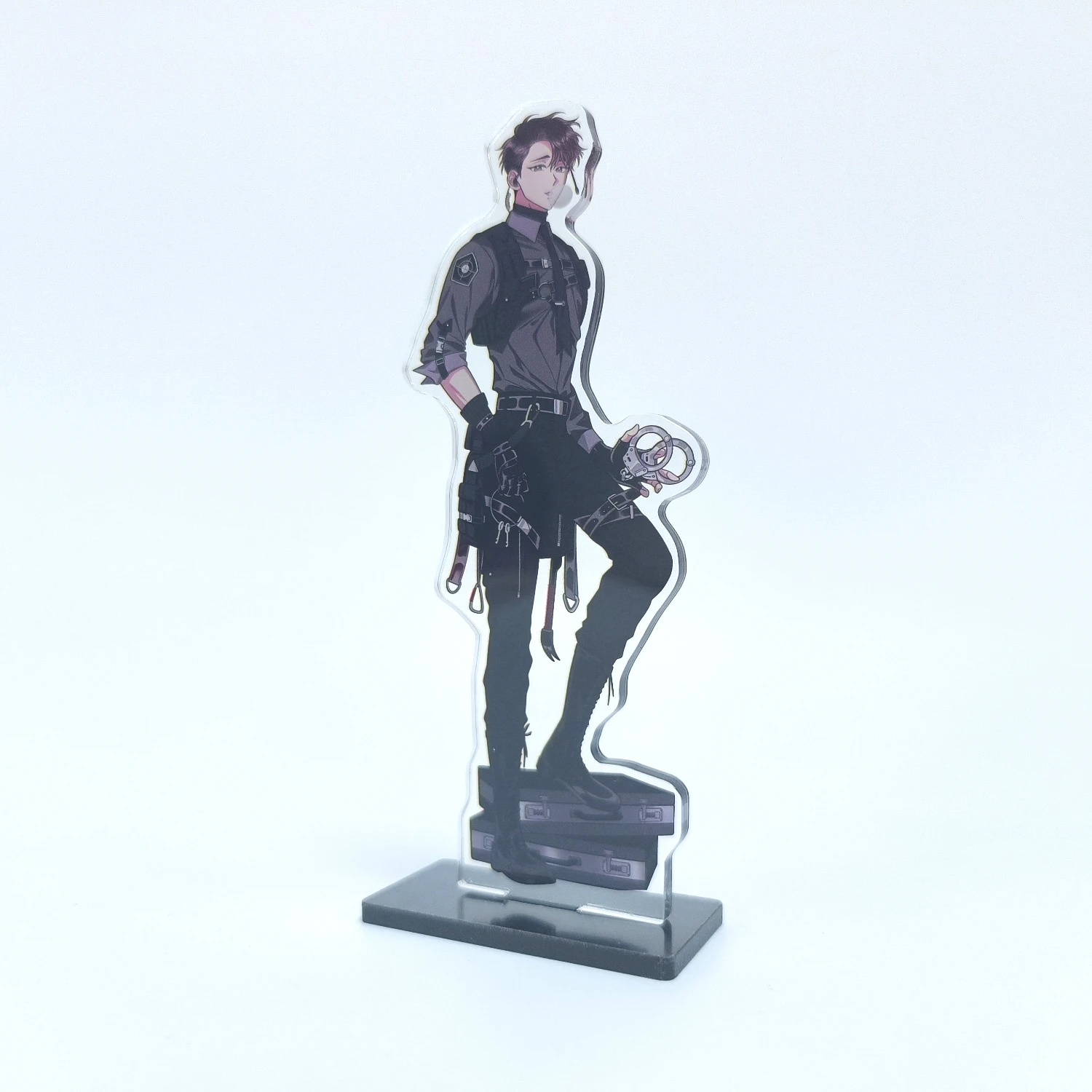 Mad Place Black Tiger & Black Rabbit Acrylic Stand BL Yaoi Manhwa Key Chain Anime Collectible Gift
