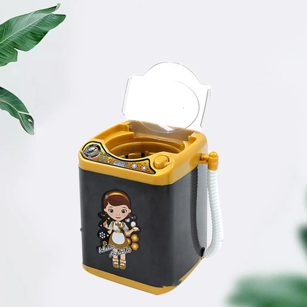 

1pc Mini Washing Machine Premium Waterproof Durable Electric Washing Machine Plaything For Kids Simulated Home Appliance