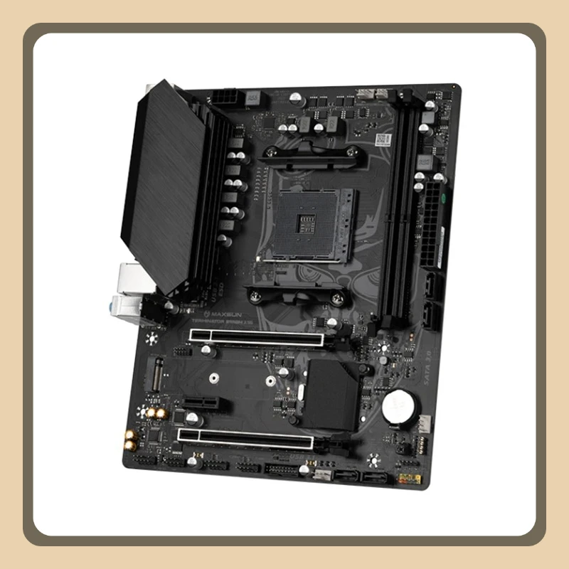 MAXSUN Mainboard B550M AMD Gaming Motherboard DDR4 M.2 Supports Ryzen 3000 4000 5000 CPU AM4 socket R5 5600G 5600X 5700G 5700X