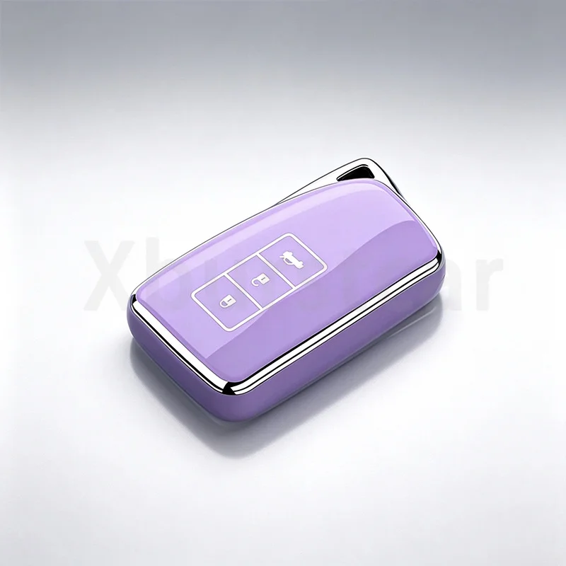 3 Button Fashion TPU Auto Keyless Car Key Case Cover for Lexus IS ES GX LX NX GS RX RC 200 250 350 LS 450H 300H Fob Bag Keychain