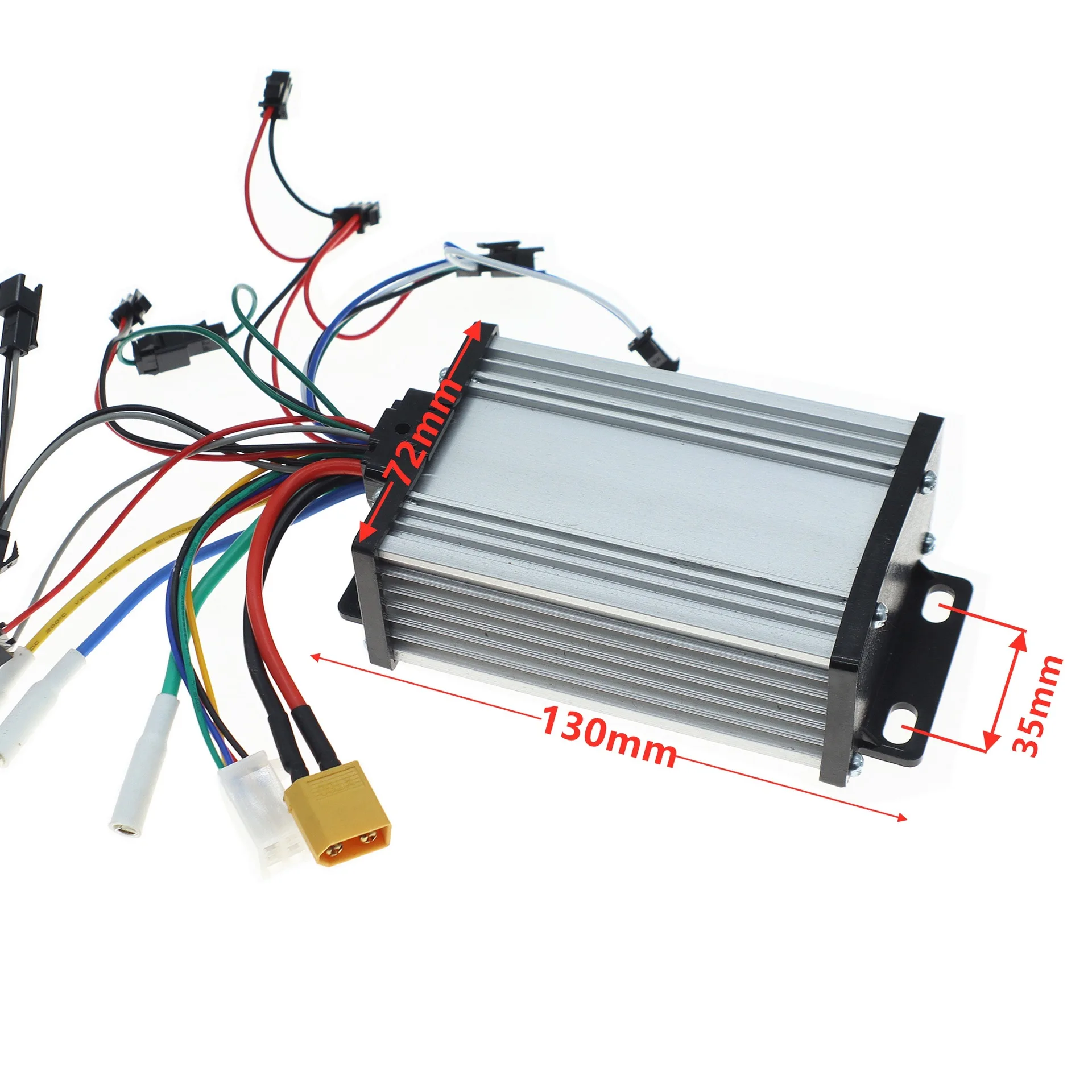JIPIN سكوتر كهربائي 48 فولت-60V25A 6-أنبوب ثنائي محرك وحدة تحكم عالمية DAMAO شاشة الكريستال السائل أداة مسرع #4