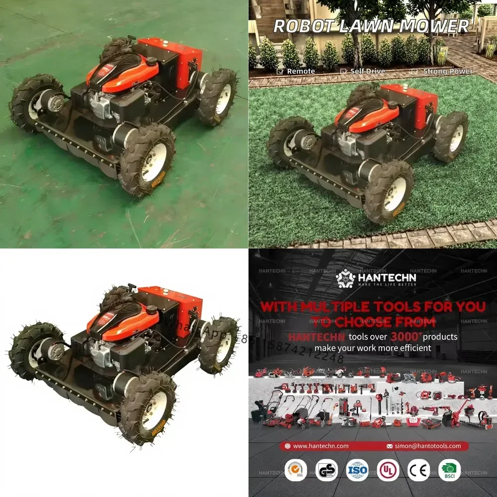 

Hot Selling Wholesale Professional Grade Remote Control Lawn Mower Zero Turn Crawler Lawn Mower for Agriculture