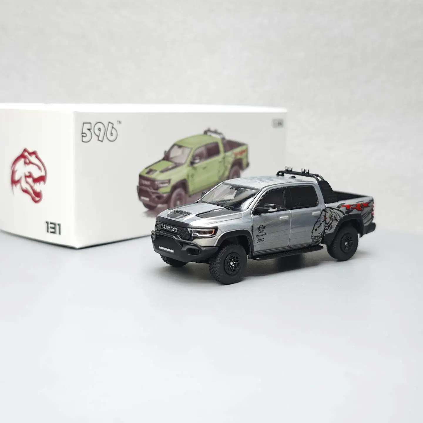 

596 1:64 RAM 1500 TRX Factory limited Simulation Car Model Alloy Toy Collection Decoration Ornament Gift