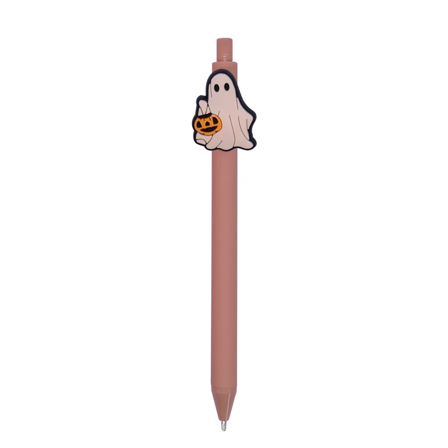 1/9 stücke Halloween DIY Kugelschreiber Kunststoff Kreative Niedlichen Cartoon Presse Stift für Studenten Schule Bürobedarf – Detail 11