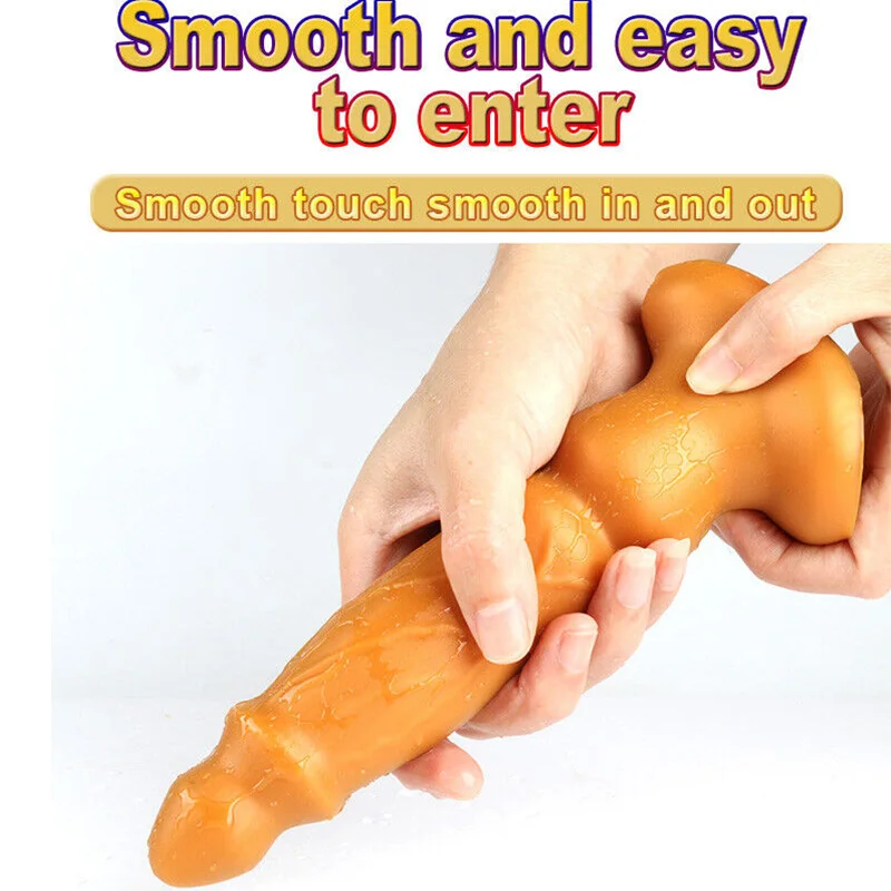 Plug anale in Silicone liquido Dildo Butt Plug Dildo anale giocattolo del sesso per uomini/donna principiante erotico intimo adulto sesso Plug ano Trainner