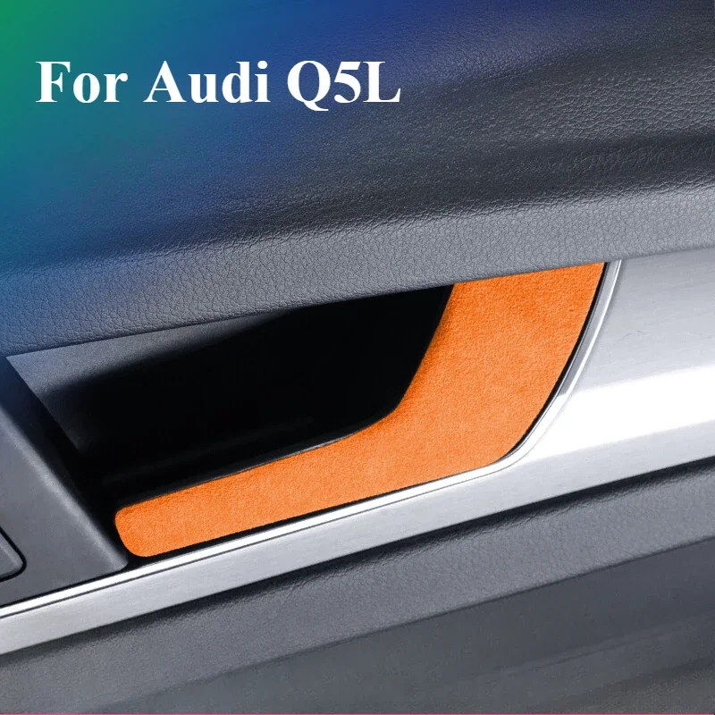 

For Audi Q5L 2018-2024 Door Handle Decorative Sticker Car Supplies Daquan Special Modified Auto Parts Interior Accessories