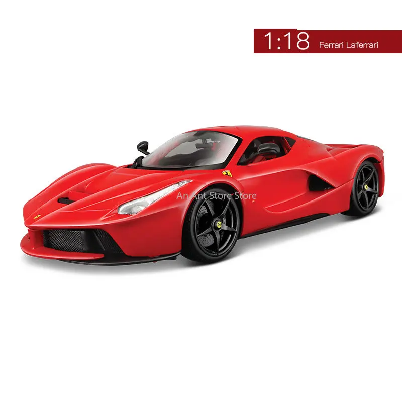 Bburago 1:18 Ferrari LaFerrari F70 Red Signature Series Diecast Hardcover Simulation Alloy Car Model Collect Gifts Toy