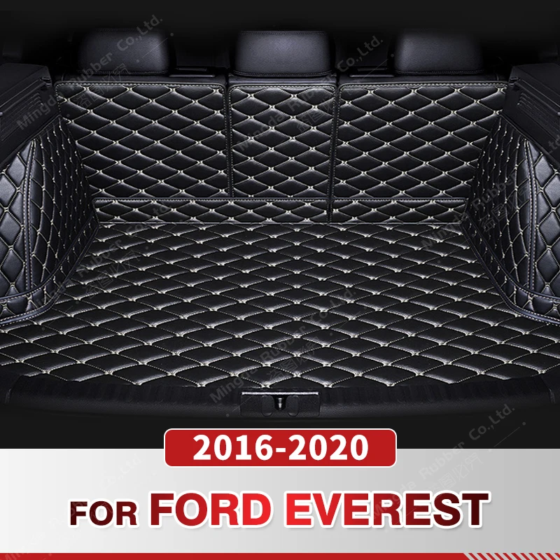 

Auto Full Coverage Trunk Mat For Ford Everest 2016-2020 19 18 17 Car Boot Cover Pad Cargo Liner Interior Protector Accessories