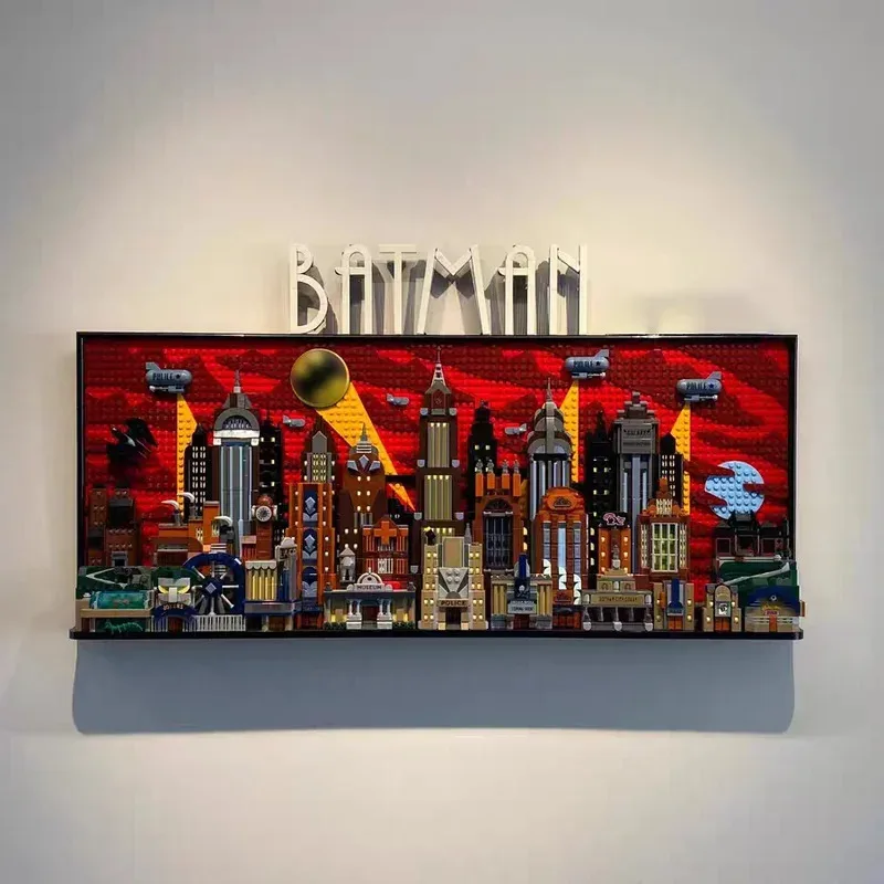 4210 stks Superheld Serie Creatieve Klassieke Gebouw Gotham City Batman Jongen Puzzel Assemblage Bouwstenen Speelgoed Gift 76271
