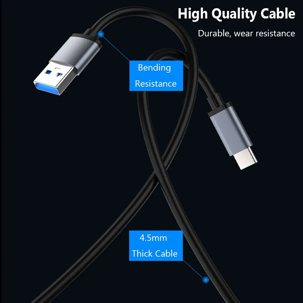 

Universal Splitter Type-C HUB Aluminium Alloy 7 Ports 2-in-1 USB 3.0 Expander High Speed OTG Adapter Laptop PC