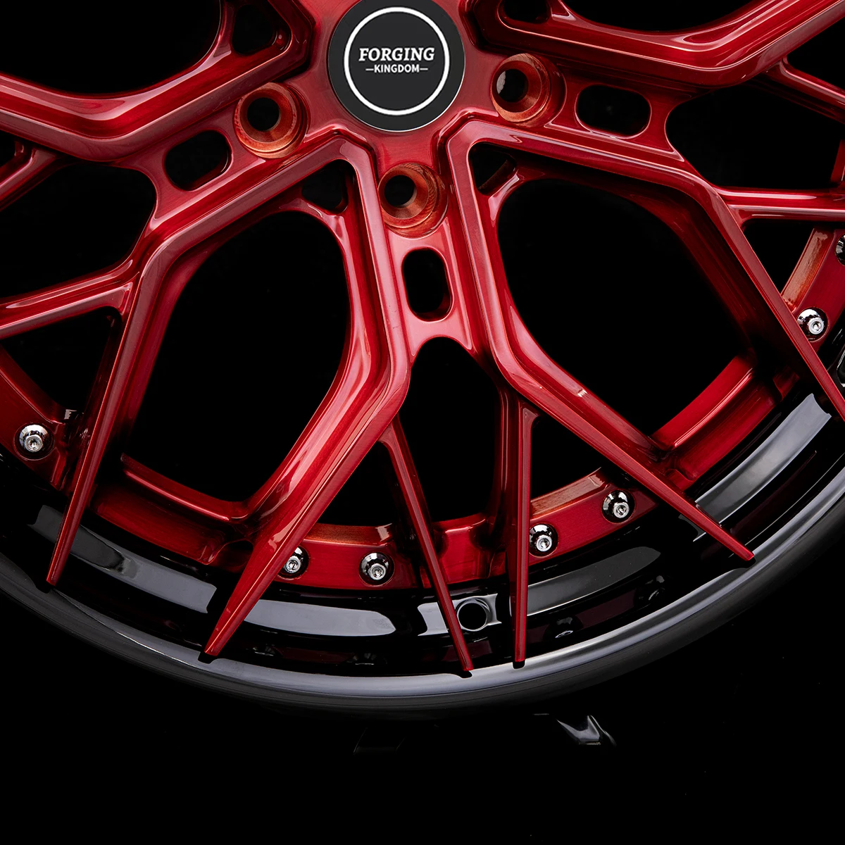 High-End 19-23 Inch Two-Piece Forged Alloy Car Wheels Various Hole Spacings (5*108  5*120 5*130 PCD) New Etch Aluminium Alloy