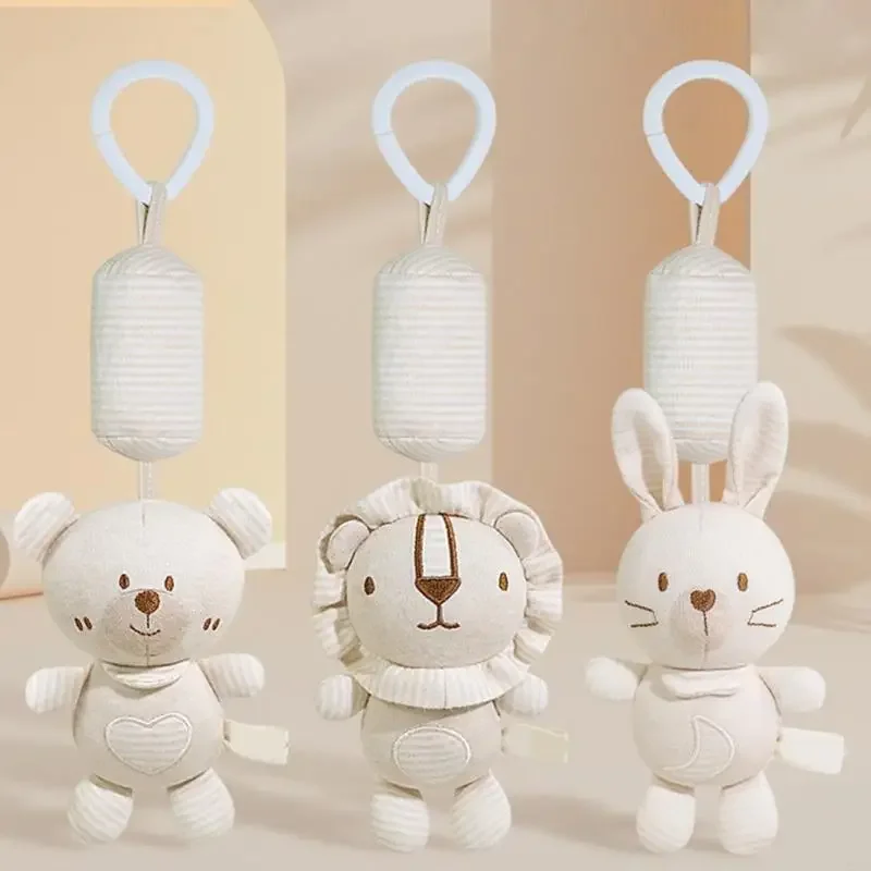 Lit bébé en coton naturel, jouet Mobile pour développement sensoriel 0 à 12 mois, siège voiture, poussette, carillon