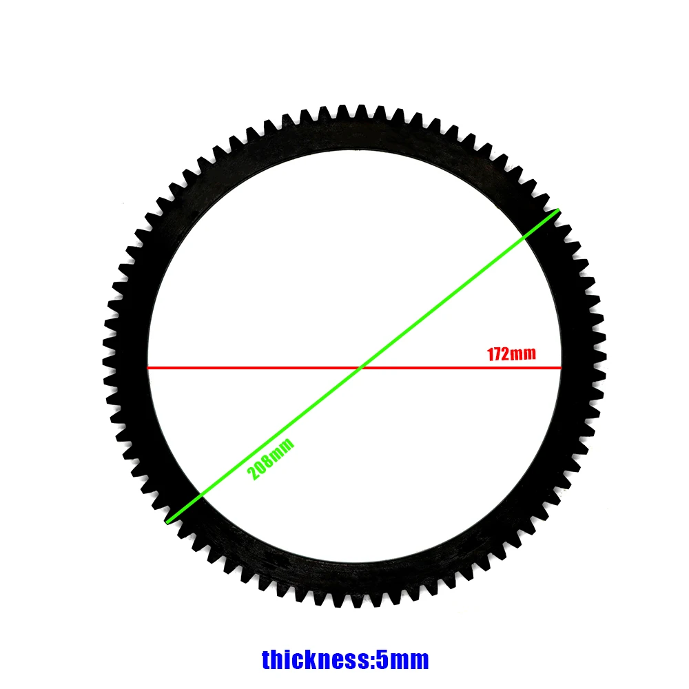 66M-85550 Flywheel Crown Gear Ring For YAMAHA Outboard Motor 4 Stroke F15 F20; 66M-85550-10; Ring For Parsun PAF15-07070100W 172