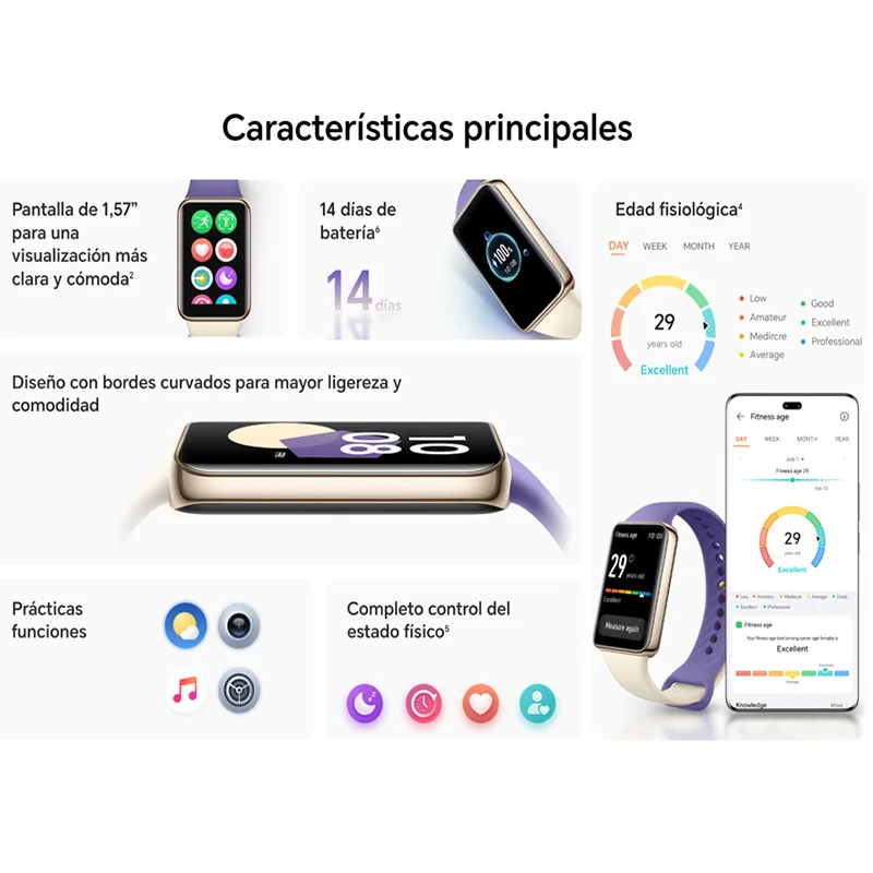 Honor Band 9,Smart bracelets, continuous heart rate detection, blood oxygen saturation, stress sleep, 14 days maximum use