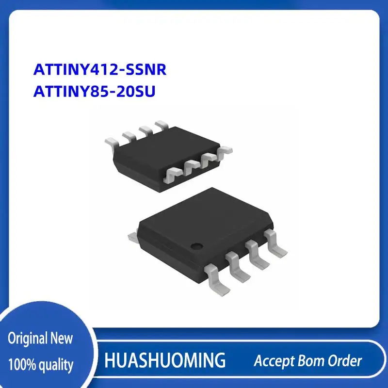 10Pcs/Lot  New ATTINY412-SSNR ATTINY412-  ATTINY85-20SU    sop-8