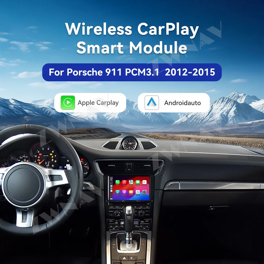 

The 2025 new product of Smart Module Carplay Decoder BOX For Porsche 911 2012-2015 PCM3.1 Android Auto Mirror Link Airplay
