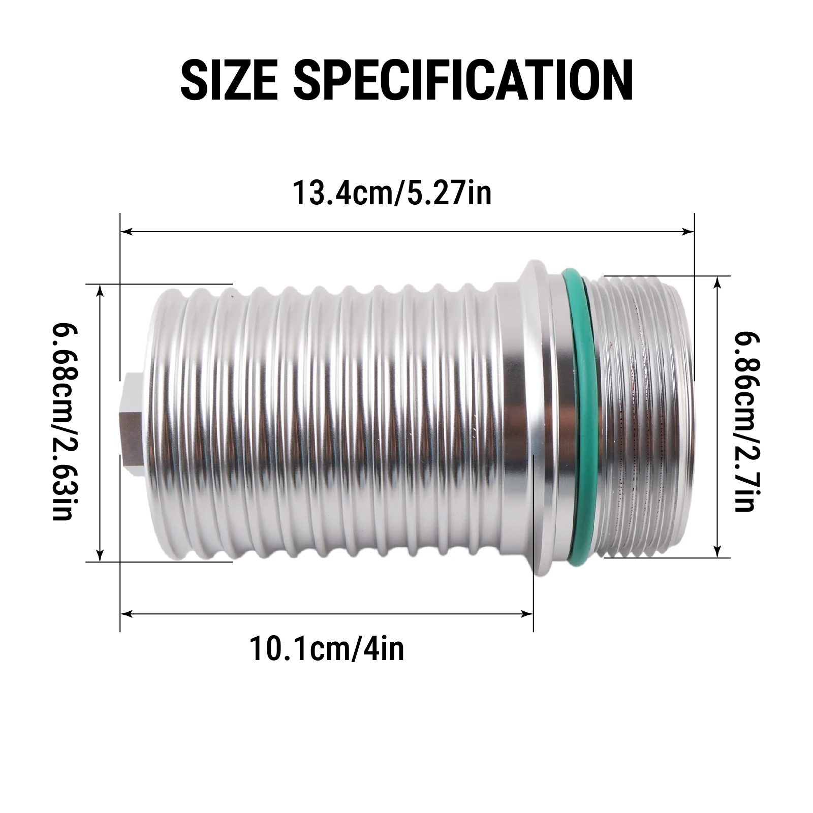 PIKBUK Gearbox Filter Housing For VW Audi DSG 7 Speed Aluminum Alloy Filter Cover Car Modification DQ380 DQ381 DQ500 Shell
